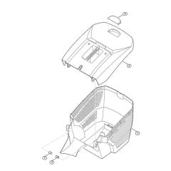 Grass Catcher Bag for Viking MB 443.1 T