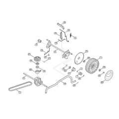 Rear Axle for Viking MB 448.1 VC