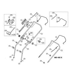 Handle for Viking MB 450
