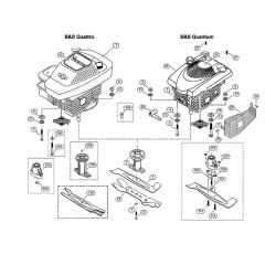 Engine and Blade for Viking MB 450 M