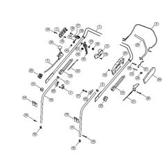 Handle for Viking MB 455 BC