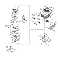 Engine and Blade for Viking MB 455 BC
