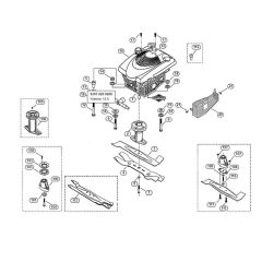Engine and Blade for Viking MB 455 C