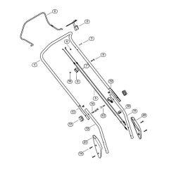 Handle for Viking MB 465 C
