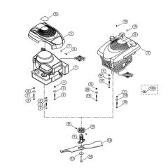 Engine and Blade for Viking MB 465 C