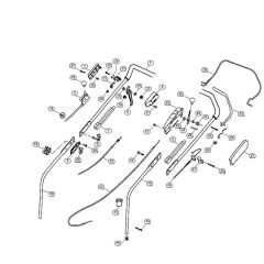 Handle for Viking MB 505 BS
