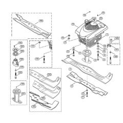 Engine and Blade for Viking MB 505 M