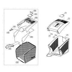 Grass Catcher Bag for Viking MB 505 M