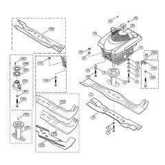 Engine and Blade for Viking MB 505