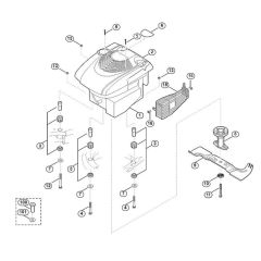 Engine, Blade for Viking MB 545.0