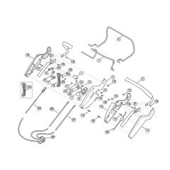 Handle Upper Part for Viking Mowers