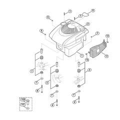 Engine for Viking MB 545.0 VS