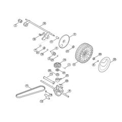 Shaft, Gear Box for Viking MB 545.1 V