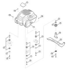 Engine and Blade for Viking MB 545.1 V