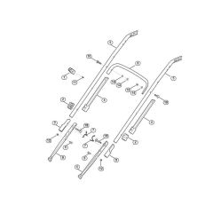Handle Lower Part for Viking Mowers
