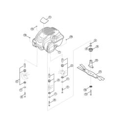 Engine and Blade for Viking MB 545.1