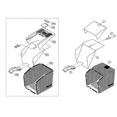 Grass Catcher Bag for Viking MB 555