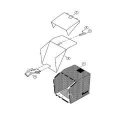 Grass Catcher Bag for Viking MB 555 KS