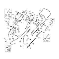 Handle for Viking MB 555 M