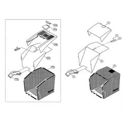 Grass Catcher Bag for Viking MB 555 M