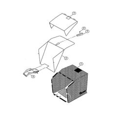 Grass Catcher Bag for Viking MB 555