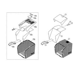 Grass Catcher Bag for Viking MB 555 S