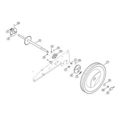 Rear Wheels for Viking MB 6.1 RH