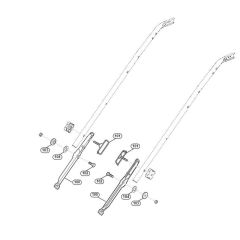 Handle Lower Part-1 for Viking Mowers