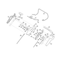 Handle Upper Part for Viking Mowers