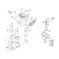 Engine and Blade for Viking MB 650.0