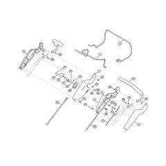 Handle Upper Part for Viking Mowers