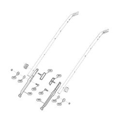 Handle Lower Part-1 for Viking Mowers