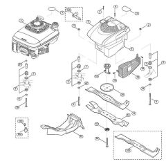 Engine and Blade for Viking MB 655.0 G