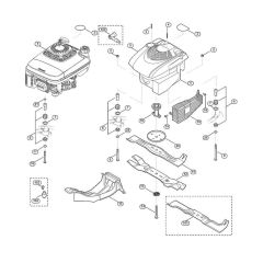 Engine and Blade for Viking MB 655.0