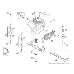Engine and Blade for Viking MB 655.0
