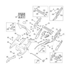 Frame for Viking MB 655.0 KS
