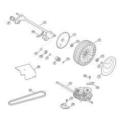 Shaft Drive for Viking MB 655.0 KS