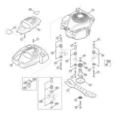 Engine and Blade for Viking Mowers