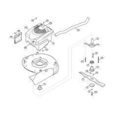 Engine and Blade for Viking MB 6 RH