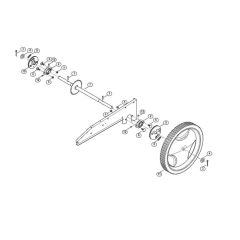 Rear Wheels for Viking MB 6 RH
