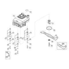 Engine and Blade for Viking MB 750.1