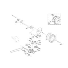 Shaft, Drive-1 for Viking MB 755.1 KS