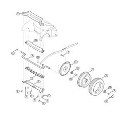 Front Axle for Viking MB 755.2 KS