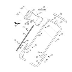 Handle Lower Part for Viking MB 756.0