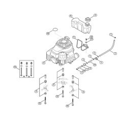 Engine, Tank for Viking MB 756.0 GS