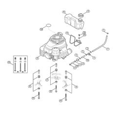 Engine and Tank for Viking MB 756.0 YC