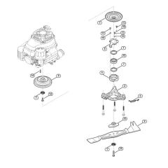 Blade & Clutch for Viking MB 756.0 YC
