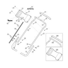 Handle Lower Part for Viking MB 756.0 YS