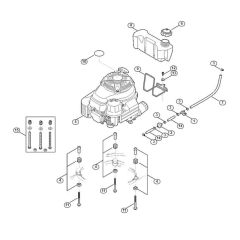 Engine and Tank for Viking MB 756.0 YS