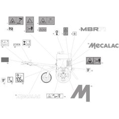 Decals for Mecalac MBR71